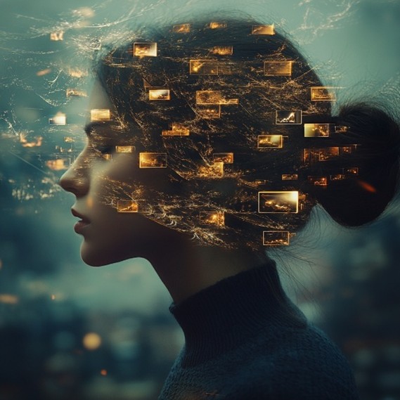 Figure 0-2: Augmented author focused on story progression as AI keeps the world stable.